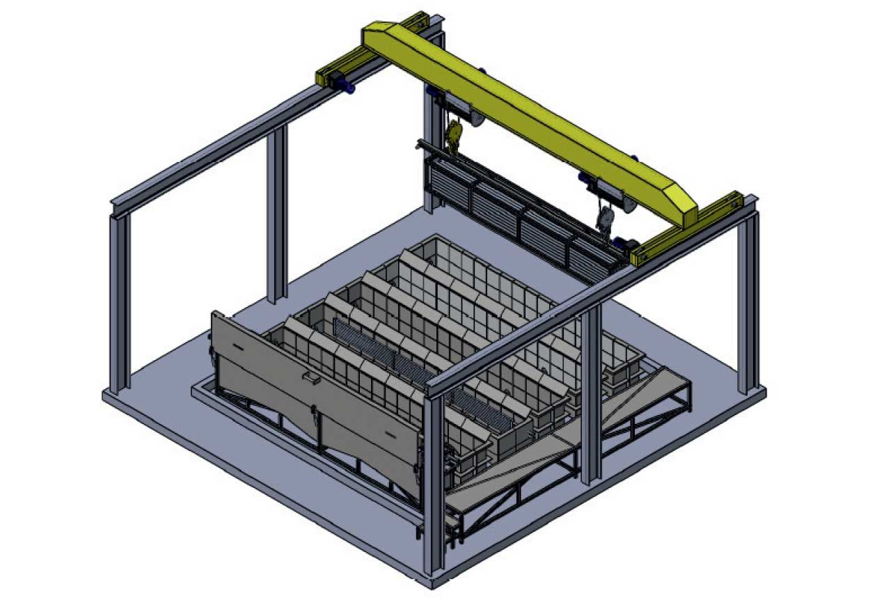 FASTRIP MT is the paint stripping process for aluminium profiles up to 7 meters.