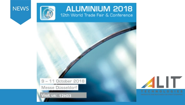 ALIT will attend the Aluminium 2018 exhibition in Dusseldorf (9–11 October)